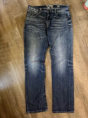 Men's Straight Leg BKE Tyler Faded Blue Jeans